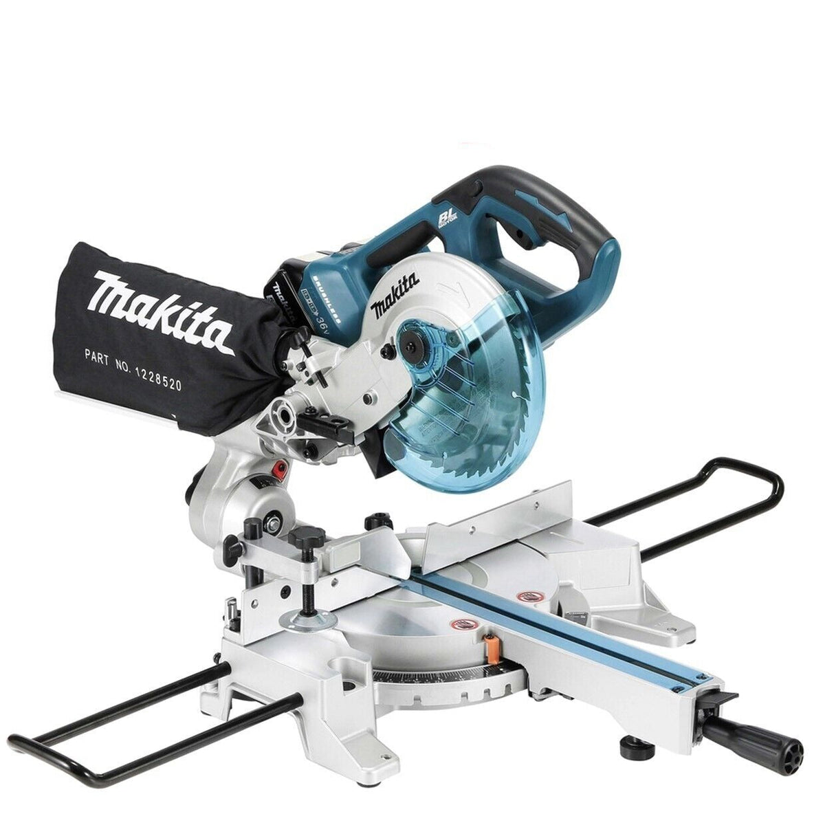 Makita DLS714NZ 190mm Blade Twin 18V 36v Slide Mitre Saw gold