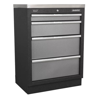 Sealey APMSSTACK17SS Superline PRO 4.9m Storage System Stainless Worktop