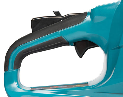 Makita UC030GZKIT 2 x BL4080H AND DOUBLE CHARGER 40V Max XGT 400mm 16" Brushless Rear Handle Chainsaw Body Only Gold