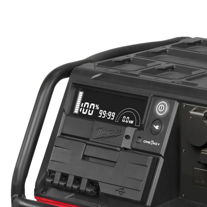 Milwaukee IRPSUOP2500 GB2 Packout Roll-On Mobile Power Supply 240V with 3 x 6.0Ah FORGE Battery & 6 Bay Rapid Charger