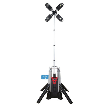 Milwaukee MXFTL-801 110V MX FUEL Tower Light 27000 Lumens with 1 x Forge 8.0Ah Battery 4933502174