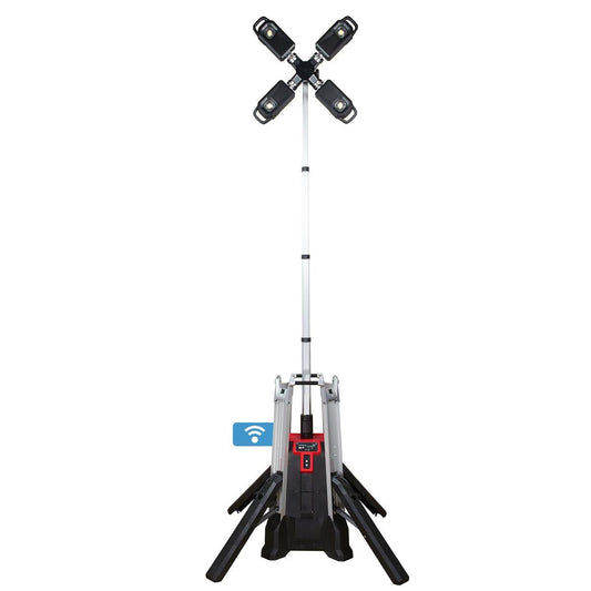 Milwaukee MXFTL-801 110V MX FUEL Tower Light 27000 Lumens with 1 x Forge 8.0Ah Battery 4933502174
