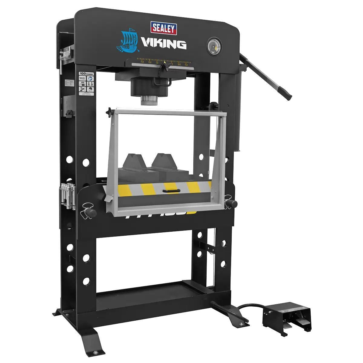 Sealey PPF100S Air/Hydraulic Press 100 Tonne Floor Type