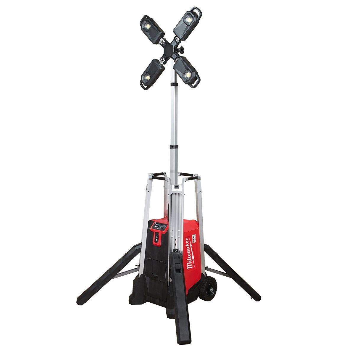 Milwaukee MXFTL-801 110V MX FUEL Tower Light 27000 Lumens with 1 x Forge 8.0Ah Battery 4933502174