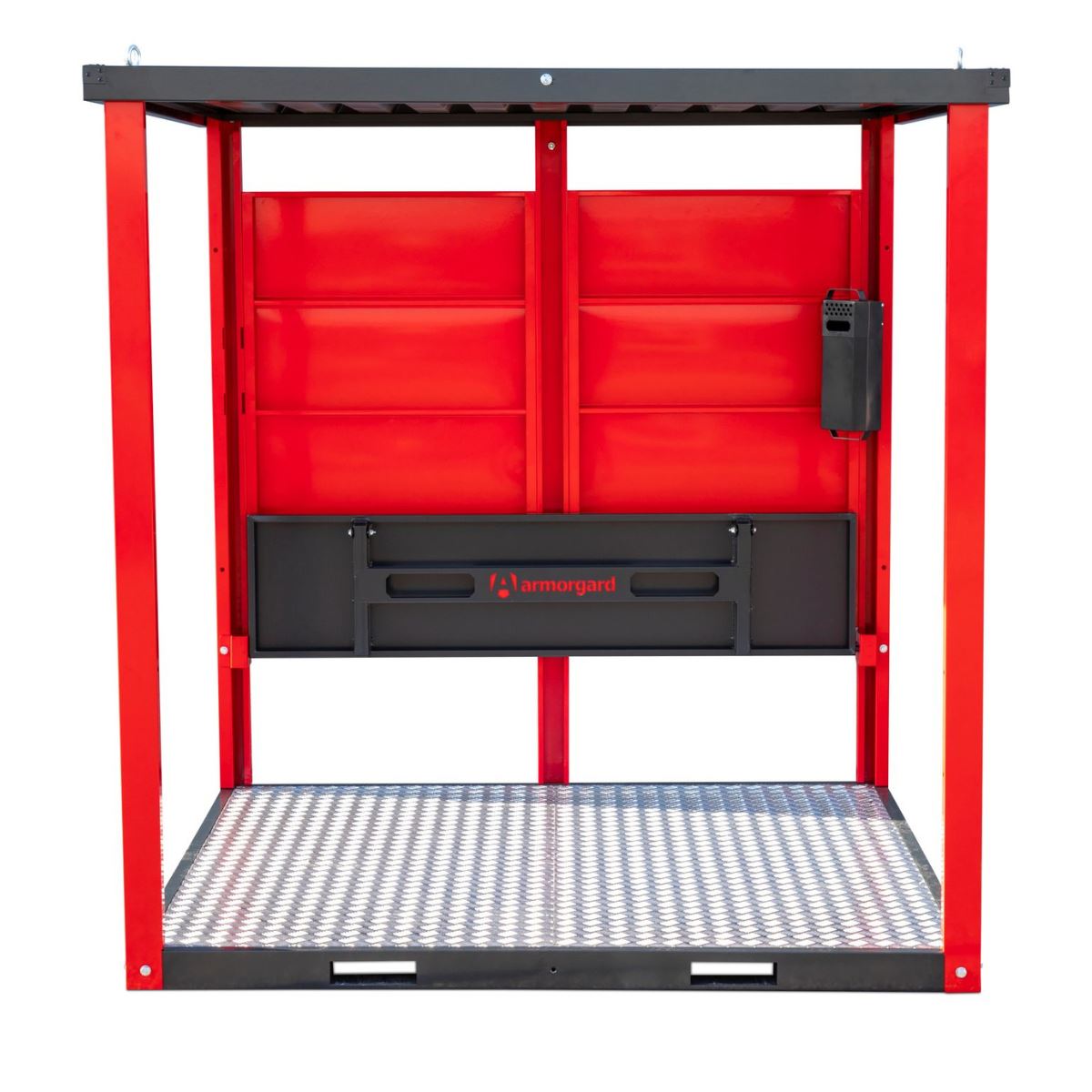 Armorgard FR200-S Flat Packed Smoking Shelter with Bench 2100mm x 245mm x 2110mm Safe Smoking Areas